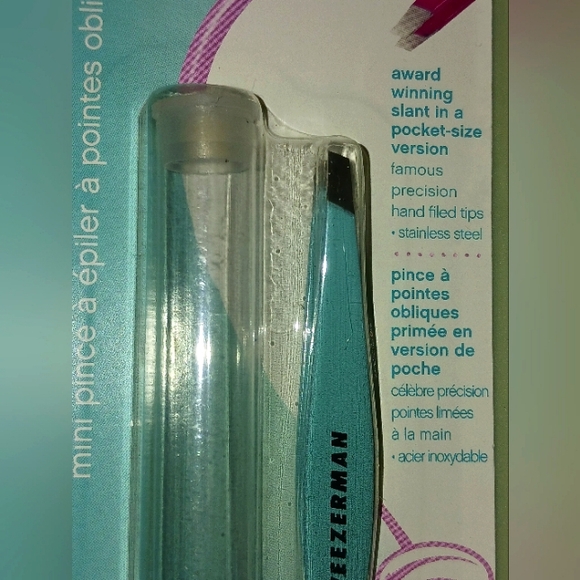 *SEALED* Tweezerman Slant Tweezers Full Size + Mini - Picture 4 of 11
